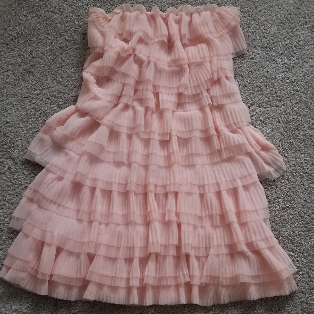 Pink Ruffle Dress